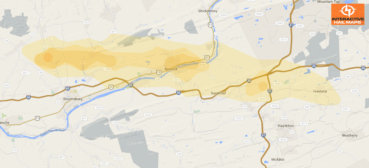 Hail-Map-Berwick-PA-July-26-2012