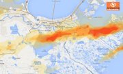 Hail Map New Orleans Louisiana February 24 2013